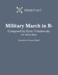 Military March in B flat Concert Band sheet music cover